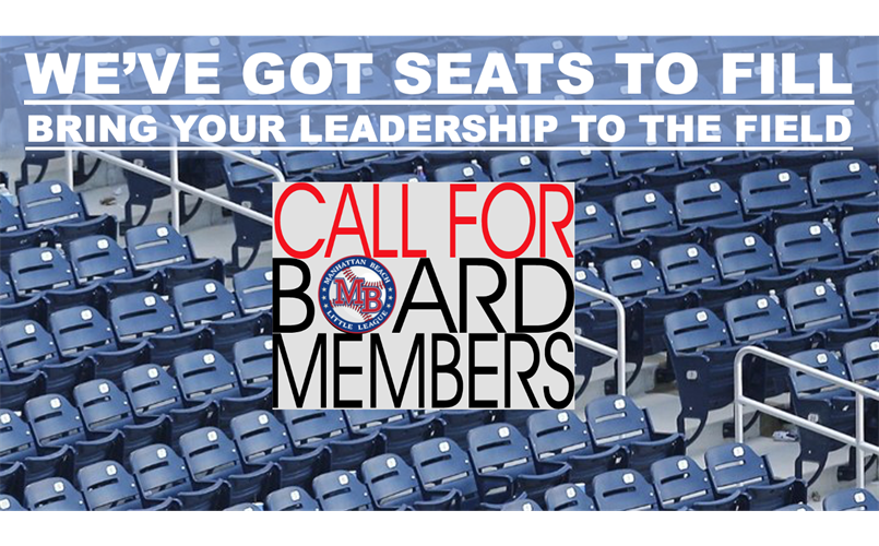 MBLL 2024 BOARD MEMBERS NEEDED