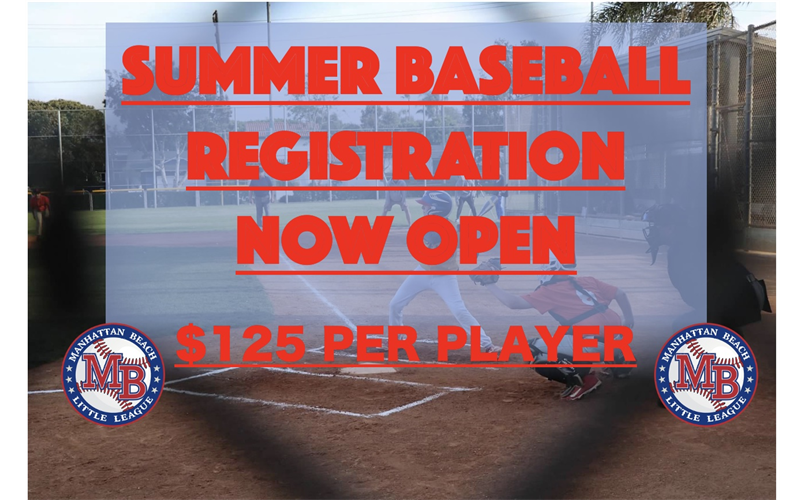 SUMMER BALL REGISTRATION OPEN